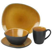 VAN WELL Elements Kombiservice 16-tlg. curry