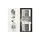 xonox.home Hochschrank 74 cm x 191 cm x 31 cm Front Weiß Hochglanz FSC®