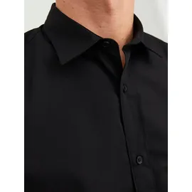 JACK & JONES JJJOE Langarmhemd Schwarz L