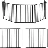 DOLLE geprüftes Kaminschutzgitter schwarz Breite bis 422 cm