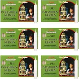 Knox Pyramidenkerzen weiß, 6er Pack (6 x 50 Stück), Größe: ca. 14 x 70 mm Weihnachtskerzen