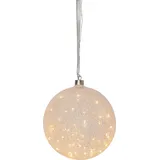eglo christmas Eglo LED-Weihnachtskugel für Innen, beleuchtete Glaskugel zum Aufhängen Ø 20 cm, Leuchtkugel zum Hängen, warmweiß, Strom-betrieb