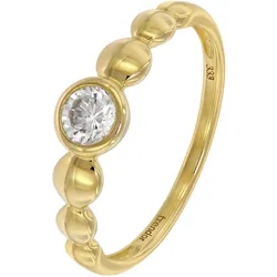 trendor 39356 Verlobungsring Gold 333 / 8 Karat Damenring mit Zirkonia, 58/18,5