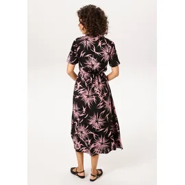 Aniston CASUAL Sommerkleid Schwarz/Rosa 46