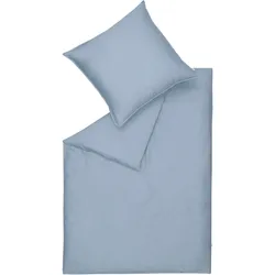 Bettwäsche ESPRIT "Washed Cotton", blau, B/L: 200cm x 200cm, , Renforcé, B/L: 80cm x 80cm & 80cm x 80cm, Renforcu00e9, Obermaterial: 100% Baumwolle, Bettwäsche, Renforcé Qualität