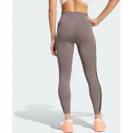 adidas Optime Workout 3-Streifen 7/8 Leggings Charcoal S