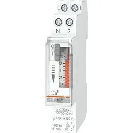 SUEVIA SU400432 Zeitschaltuhr für Hutschiene DinO One RS 230 V/AC Wochenprogramm