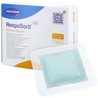 ZETUVIT Plus Silicone Border Sterile Spezial-Saugkompressen 10 X 10 cm 10 Stück