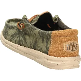 HEYDUDE Wally Palm Jute Herren Burnt Olive/Ginger Brown 43