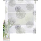 Heine Home fashion MAGNETROLLO BAMBUSOPTIK Rawlins, Polyester, Stein, 130 X 80 cm