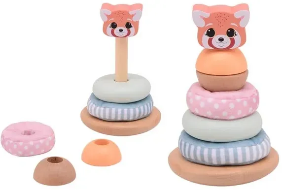 The Wildies Family stacking tower with soft rings