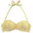 SUNSEEKER Bügel-Bandeau-Bikini-Top Ditsy Gelb 34 Cup D
