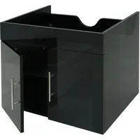 Mendler Waschbeckenunterschrank HWC-D16, Waschtischunterschrank Waschtisch Unterschrank Badmöbel, MVG hochglanz