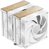 Deepcool AK620 G2 WH CPU-Kühler - weiß/holz, 120 mm),
