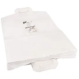 Papstar 50 PAPSTAR Papier-Tragetaschen weiß 32,0 x 44,0 cm