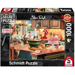 Schmidt Spiele - Erwachsenenpuzzle - Am Küchentisch, 1000 Teile