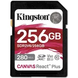 Kingston Canvas React Plus V60 256GB SDXC Speicherkarte 4K-UHS-II