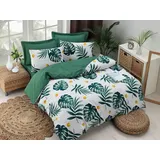 l'essentiel linge de maison Monstera Bettdecke 150 x 200 cm Grün