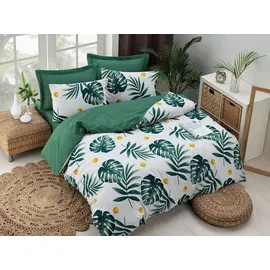 l'essentiel linge de maison Monstera Bettdecke 150 x 200 cm Grün