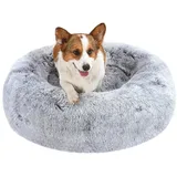 hmtope Hundebett rund Ø 120 cm dunkelgrau