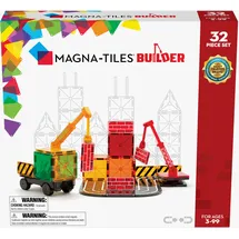 Magna-Tiles Builder 32-Piece Magnetic Building Set