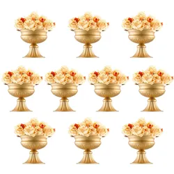 VEVOR 10x 16 cm Hochzeit Blumenvase Pokal Amphoren Vase Blumenständer Dekoration