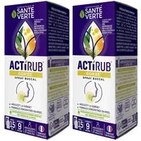 Santé Verte ActiRub® Spray Buccal 2x15 ml