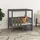 vidaXL Hundekorb vidaXL 95,5 x 73,5 x 90 cm grau
