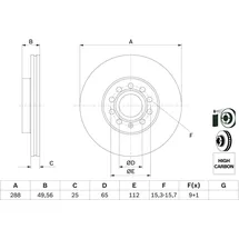 Bosch Bremsscheibe