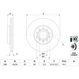 Bosch Bremsscheibe