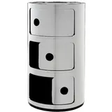 Kartell Componibili 3 Elements Verchromt