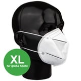 FFP2 Maske mit XL Haltebügel für große Köpfe 10 Stück