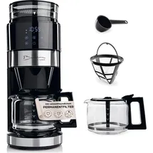 Barista Kaffeemaschine mit Mahlwerk Touchdisplay & Timer
