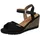 Tom Tailor Keilsandalette Damen Schwarz 38