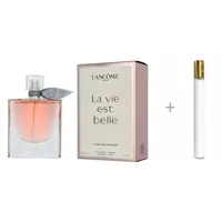 LANCOME Duft-Set La Vie Est Belle L'Eau Eau de Parfum (EDP) Damen Spray, Süß-blumiger Duft mit Birne, Orangenblüten und Vanille - mit Reiseduft