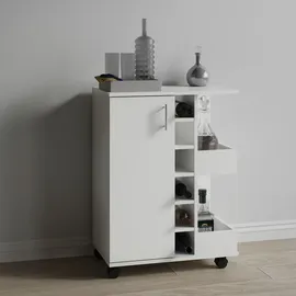 VCM Küchenwagen - weiß ¦ Maße cm B: 63 H: 85