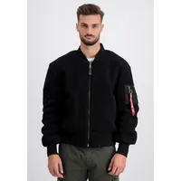 Alpha Industries MA-1 Teddy Fliegerjacke (Sale) schwarz, Größe S