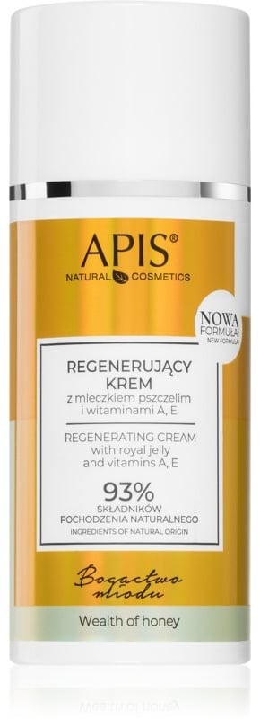 Apis Natural Cosmetics Wealth Of Honey nährende und regenerierende Creme mit Vitamin A und E 100 ml