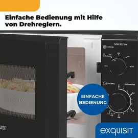 Exquisit MW802 schwarz