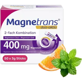 STADA Magnestrans Duo-Aktiv Magnesium Granulat 50 Sticks