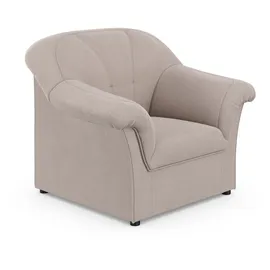 DOMO collection Sessel Pegnitz Polyester 105 x 82 x 82 cm Grau