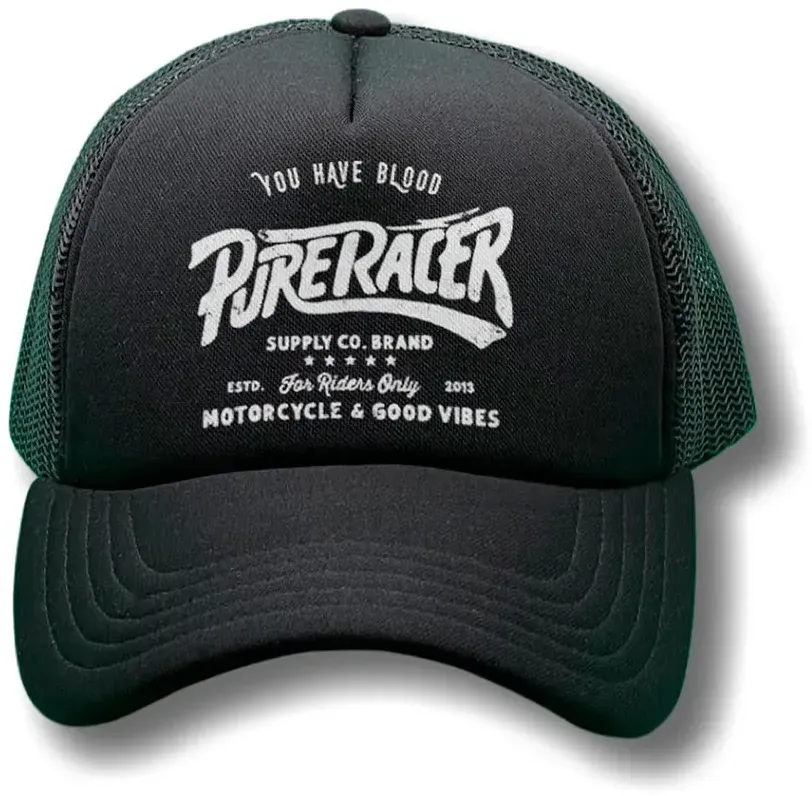 Pure Racer You Have Blood Kappe - Black - ONE SIZE: