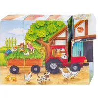 GoKi Würfelpuzzle Jahreszeiten auf dem Bauernhof