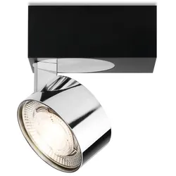 Mawa Design Wittenberg 4.0 wi4-ab-1e-as Strahler 24° (medium) | schwarz matt (Mawa 9005) / Kopf chrom | warmweiß (3000 K)