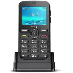 DORO 1880 Mobiltelefon, Schwarz