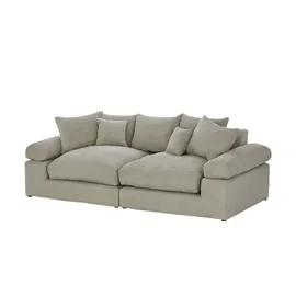 Smart Big Sofa Lionore Cordstoff natur
