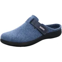 ROHDE Damen Pantoffel Hausschuh Wechselfußbett Softfilz Bari 6549, Größe:38 EU, Farbe:Blau