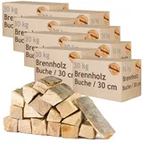 Brennholz Kaminholz Holz 5-500 kg Für Ofen und Kamin Kaminofen Feuerschale Grill Buche Feuerholz Buchenholz Holzscheite Wood 30 cm flameup, Menge:240 kg