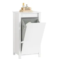 SoBuy Wäscheschrank mit Wäschesack (45 x 35 x 85.5