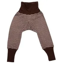 cosilana Schlupf-Babyhose mit Bund Geringelt Braun 50/56